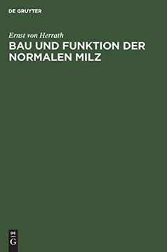 portada Bau und Funktion der Normalen Milz (en Alemán)