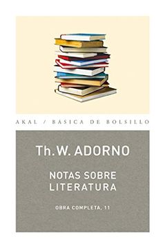 portada Notas Sobre Literatura (in Spanish)