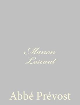 portada Manon Lescaut (in English)