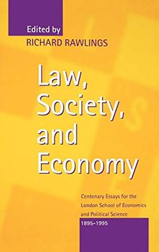 portada Law, Society, and Economy: Centenary Essays for the London School of Economics and Political Science 1895-1995 (en Inglés)