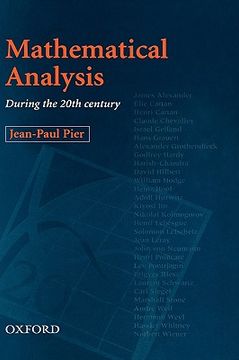 portada mathematical analysis during the 20th century (en Inglés)