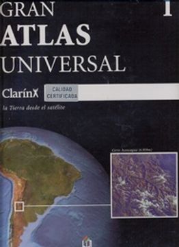 portada Gran Atlas Universal Clarin 2003 Tomo 1 y 2 Grande 36X27