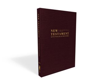 portada Niv, New Testament with Psalms and Proverbs, Pocket-Sized, Paperback, Burgundy, Comfort Print (en Inglés)