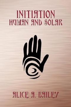 portada Initiation, Human and Solar (en Inglés)