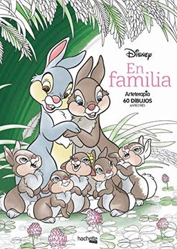 portada Arteterapia. Disney en Familia (Hachette Heroes - Disney - Arteterapia)