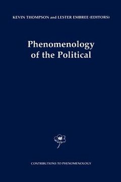 portada phenomenology of the political (in English)