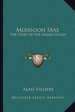 portada monsoon seas: the story of the indian ocean (en Inglés)