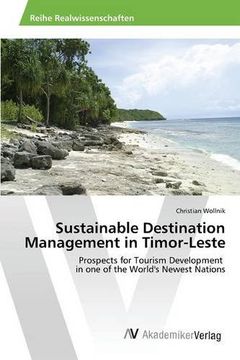 portada Sustainable Destination Management in Timor-Leste (German Edition)