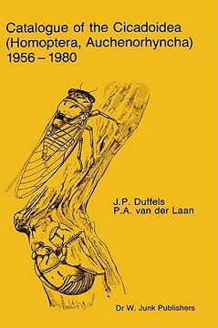 portada catalogue of the cicadoidea (homoptera, auchenorhyncha) 1956-1980 (en Inglés)