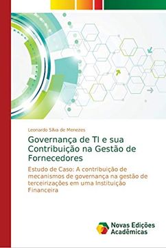 portada Governança de ti e sua Contribuição na Gestão de Fornecedores