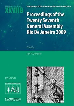 portada Proceedings of the Twenty Seventh General Assembly rio de Janeiro 2009 Hardback (Proceedings of the International Astronomical Union Symposia and Colloquia) (en Inglés)