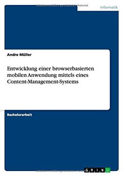 portada Entwicklung einer browserbasierten mobilen Anwendung mittels eines Content-Management-Systems