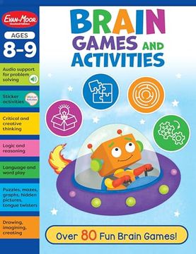 portada Brain Games and Activities Ages 8 - 9 Workbook (in English)