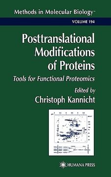 portada posttranslational modification of proteins: tools for functional proteomics (in English)
