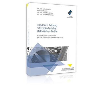 portada Handbuch Prüfung Ortsveränderlicher Elektrischer Geräte (en Alemán)