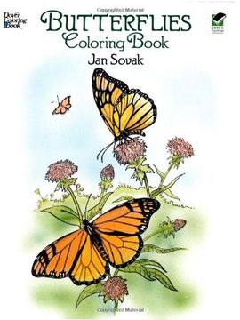 portada Butterflies Coloring Book (in English)
