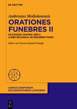 portada Orationes funebres II (en Alemán)