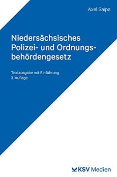 portada Niedersächsisches Polizei- und Ordnungsbehördengesetz (Npog) Textausgabe mit Einführung (en Alemán)