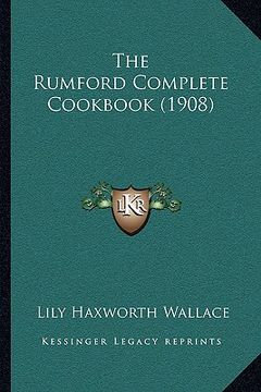 portada the rumford complete cookbook (1908) (in English)