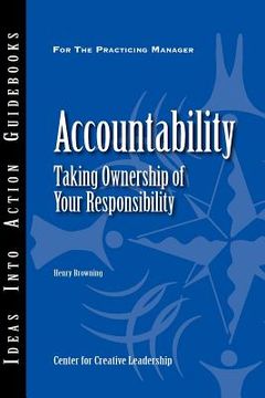 portada accountability: taking ownership of your responsibility (in English)