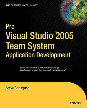 portada pro visual studio 2005 team system application development (in English)