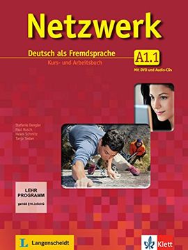 portada Netzwerk A1 in Teilbänden - Kurs- und Arbeitsbuch, Teil 1 mit 2 Audio-CDs und DVD: Deutsch als Fremdsprache (in German)