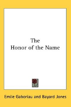 portada the honor of the name (en Inglés)