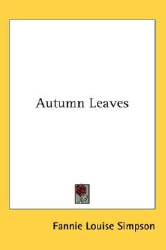 portada autumn leaves (en Inglés)