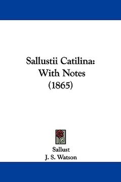 portada sallustii catilina: with notes (1865)