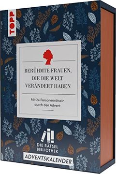 portada Die Rätselbibliothek. Adventskalender? Berühmte Frauen, die die Welt Verändert Haben: Der Schuber mit 24 Heften, für Rätselspaß im Advent (en Alemán)