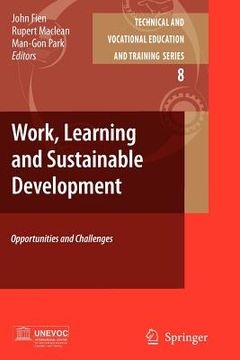 portada work, learning and sustainable development: opportunities and challenges (en Inglés)
