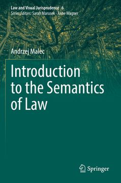 portada Introduction to the Semantics of Law (en Inglés)