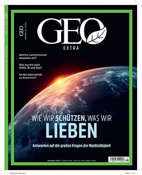 portada Geo Extra sh 1/21 - wie wir Schützen, was wir Lieben (en Alemán)