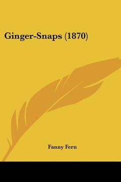 portada ginger-snaps (1870) (in English)