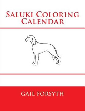portada Saluki Coloring Calendar (en Inglés)
