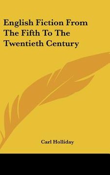 portada english fiction from the fifth to the twentieth century (en Inglés)