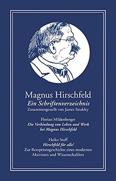 portada Magnus Hirschfeld: Ein Schriftenverzeichnis (in German)