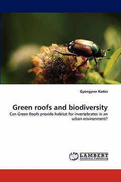 portada green roofs and biodiversity (en Inglés)