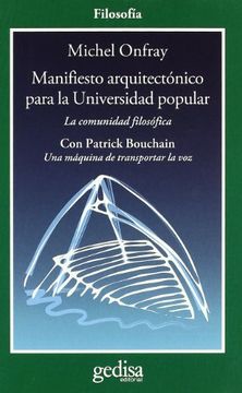 portada Manifiesto arquitectónico para la Universidad popular