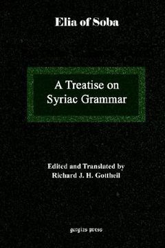 portada a treatise on syriac grammar (in English)