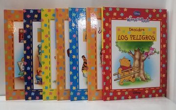 portada Winnie pooh 1ra  parte 7 tomos  con 7 títulos diferentes con mas de 210 paginas