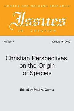portada christian perspectives on the origin of species (en Inglés)