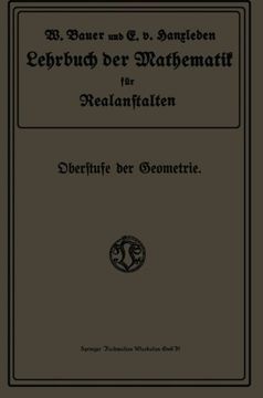 portada Lehrbuch der Mathematik für Realanstalten: Oberstufe der Geometrie (German Edition)
