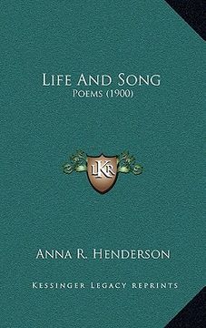 portada life and song: poems (1900) (en Inglés)
