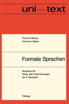 portada Formale Sprachen: Eine Einführung (en Alemán)