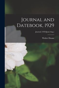 portada Journal and Datebook, 1929; Journal (1929: June-Aug.)