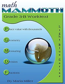 portada Math Mammoth Grade 3-b Worktext (in English)