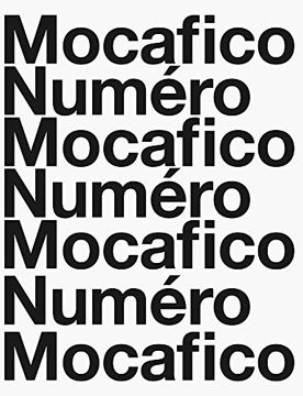 portada Guido Mocafico: Mocafico Numéro (in English)