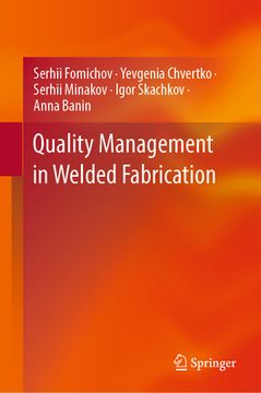 portada Quality Management in Welded Fabrication (en Inglés)