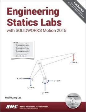 portada Engineering Statics Labs With Solidworks Motion 2015 (en Inglés)